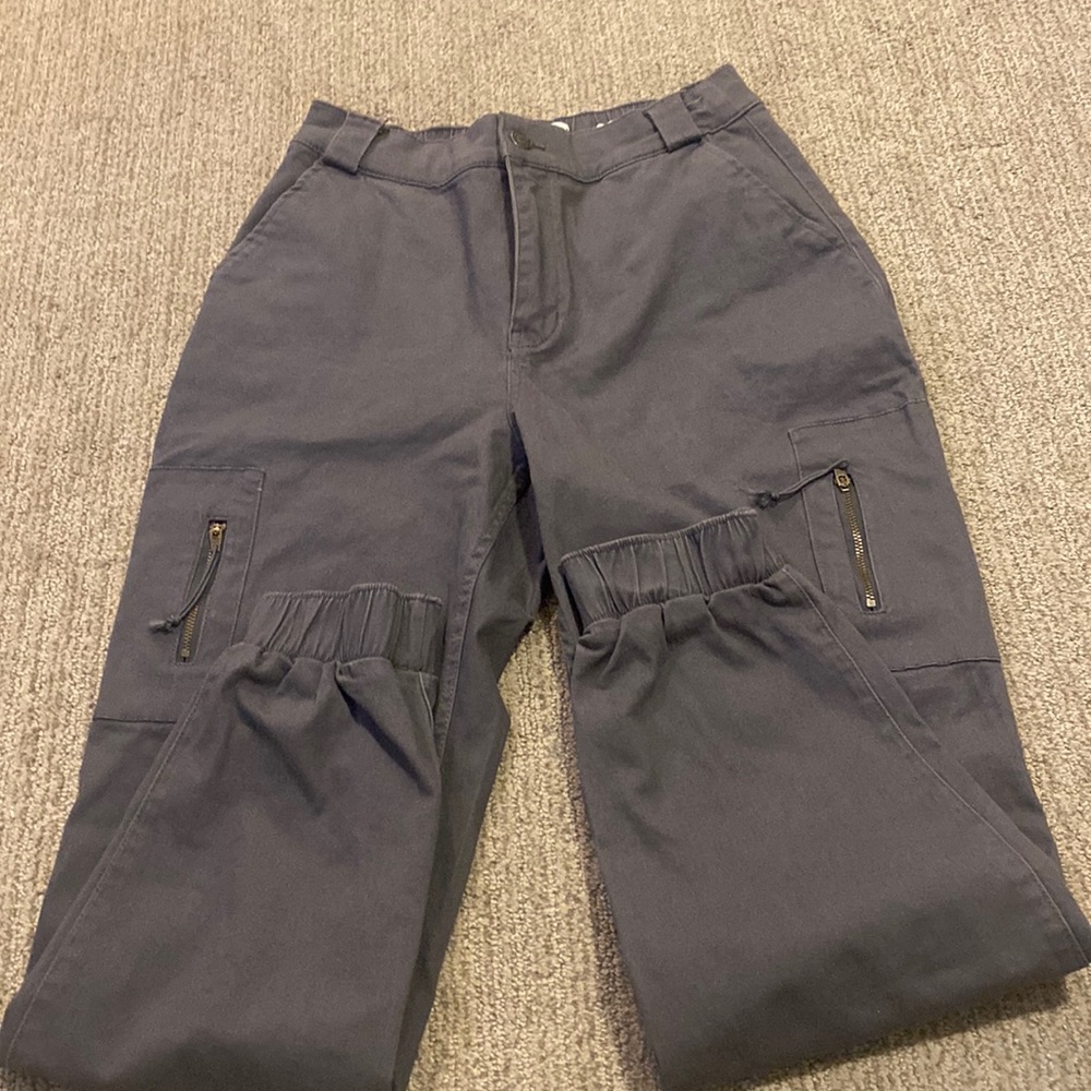 Hollister grey cargo pants